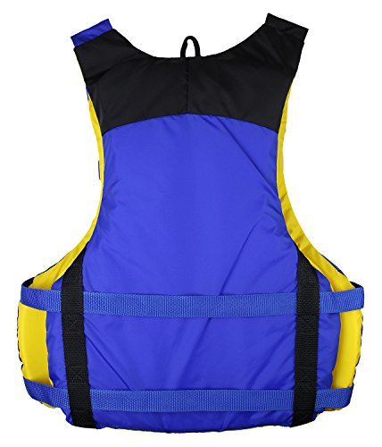 Stohlquist Fit Youth (50-90 Lbs) High Mobility Pfd Life Jacket Vest - Coast Guard Approved For Kids, Lightweight Buoyancy Foam, Fully Adjustable For Children & Juniors | Blue & Black #TOP2