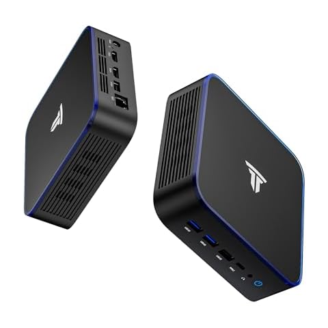 SRESNAIL Windows 11pro Mini PC, 16GB RAM & 512GB M.2 SSD Tiny Desktop Computer, Alder Lake N95 CPU, 4 Cores 4 Threads Mini PC, Support 2.4G & 5.0G WiFi, Gigabit Ethernet Black Cover