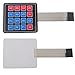DIYmalls 4x4 Keypad 16 Key Matrix Array Membrane Switch 8pin Keyboard for Arduino ESP32 (Pack of 5)