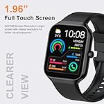 Smart Watch for Men Women, 1.96"HD Smartwatch (Answer/Make Call) with Heart Rate/Sleep Monitor/Spo2/Pedometer, 2025 New Fitness Watch 113+ Sport Modes, IP68 Waterproof Activity Tracker for Android iOS - Image 2