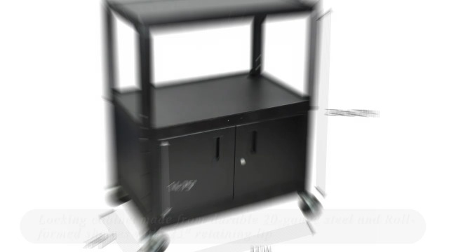 Amazon.com : LUXOR AVJ42XLC Locking Cabinet, 42