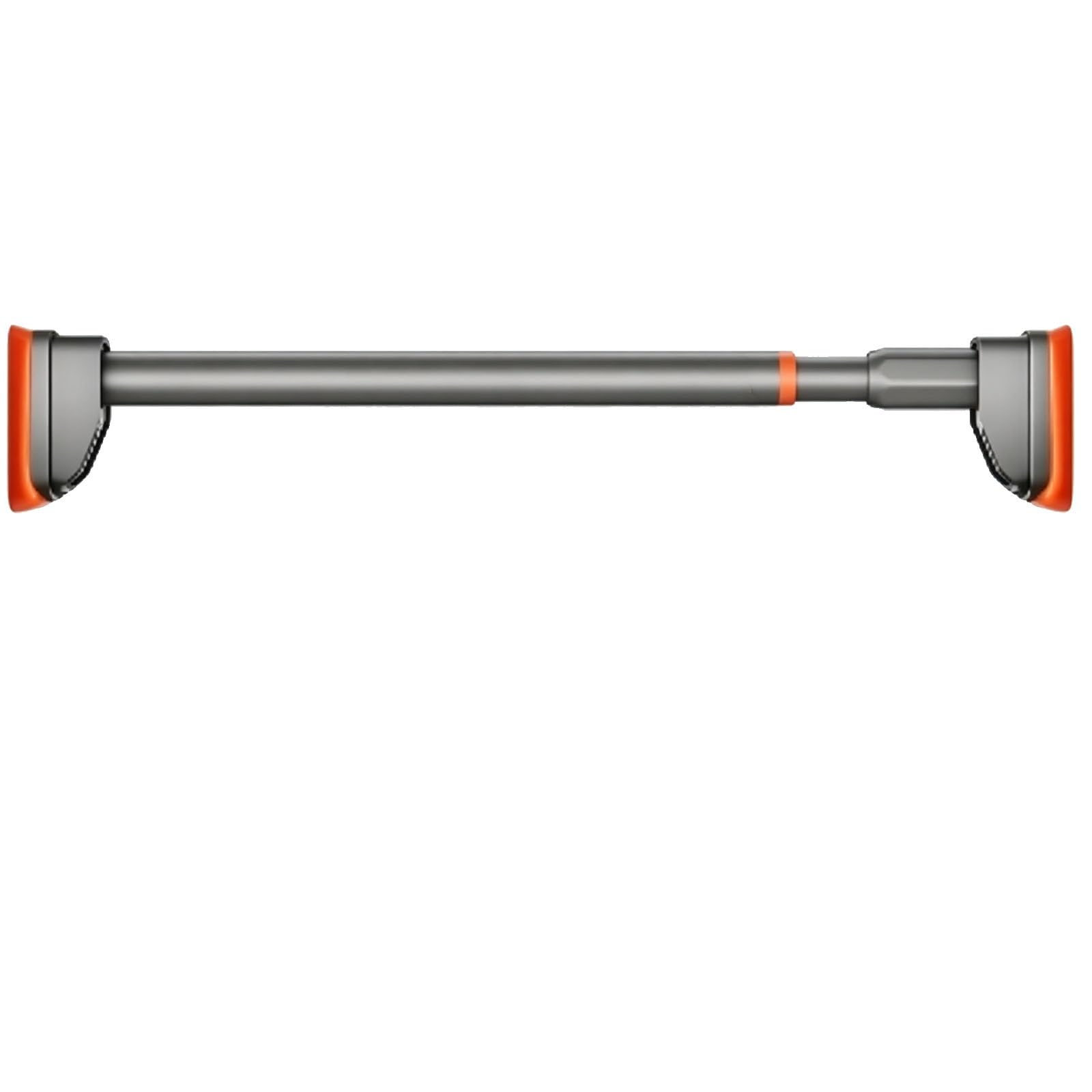 Adjustable Shower Curtain Tension Rod, Tension Curtain Rods No Drill, Anti-Slip, Suitable for Bathrooms, Bedrooms, Curtains(Grey,210-300cm/83-118in)