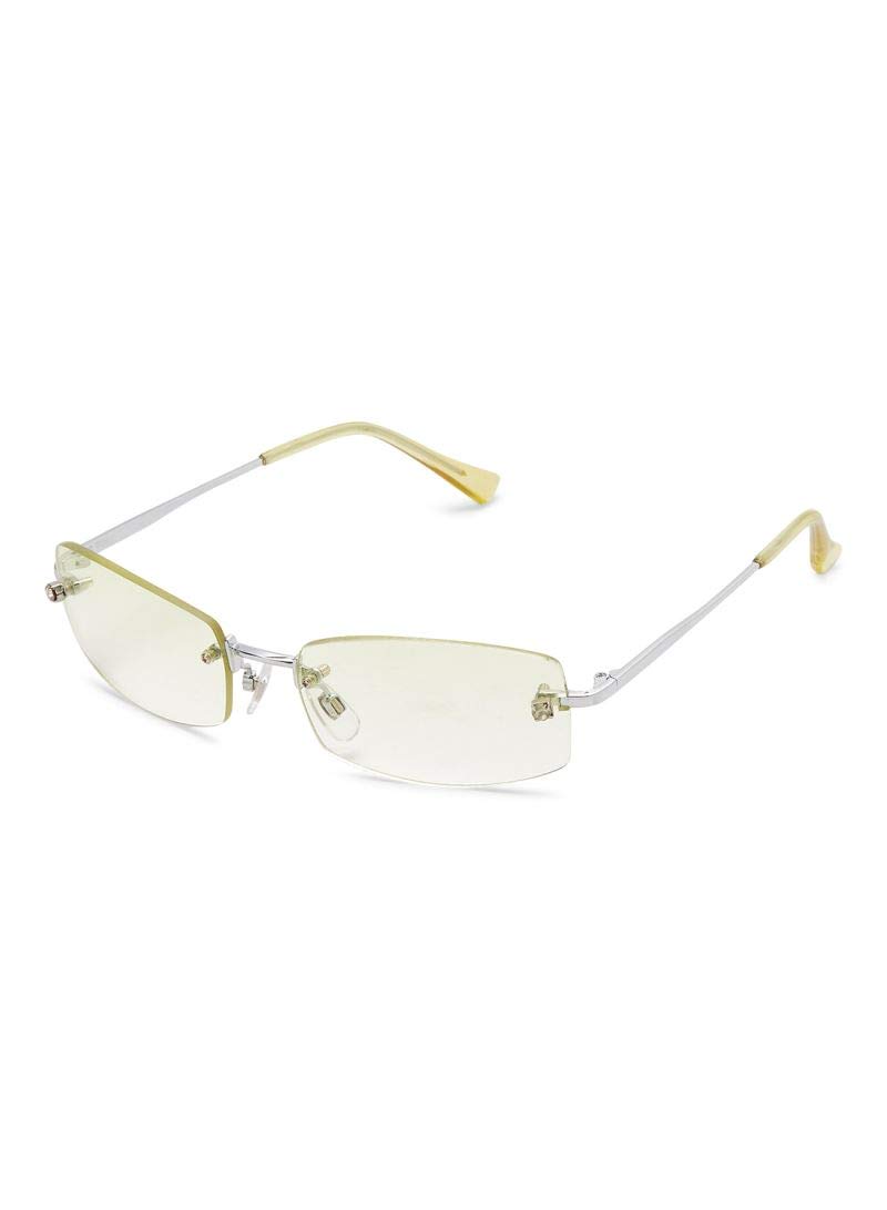 TFL THE FASHION LIBRARYTfl Women's Sunglasses Rectangular Classic, Green