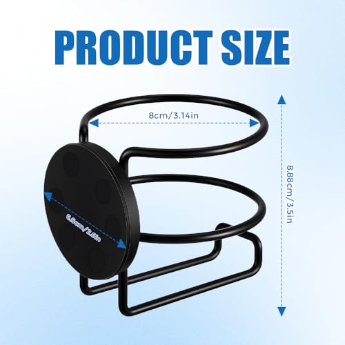 Portavasos magnético de acero inoxidable para carro miniatura 2