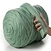 Produktbild MeriWoolArt® 100% XXL Merino Wolle Garn 4-5cm Dicke Wolle Garn, Filzwolle Trockenfilzen Nassfilzen, DIY Wolle Garn Decke, Decke Baby Wolle, Arm Stricken Decke Garn Mintgrun, 1Kg