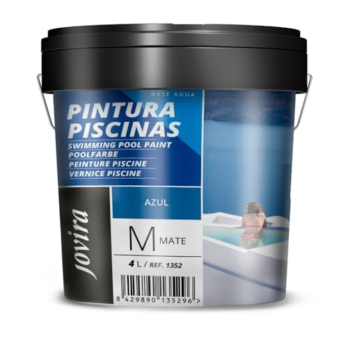 JOVIRA PINTURAS Schwimmbeckenfarbe auf Wasserbasis, für den Schutz und die Dekoration von Schwimmbädern. (4...