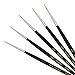 Produktbild Repino Toraypinsel Künstlerpinsel Set feinster Qualität sehr dünn (Grösse 10/0. 5/0, 4/0, 3/0 und 2/0) Aquarellpinsel Pinselset Acrylpinsel Detail Pinsel Nail