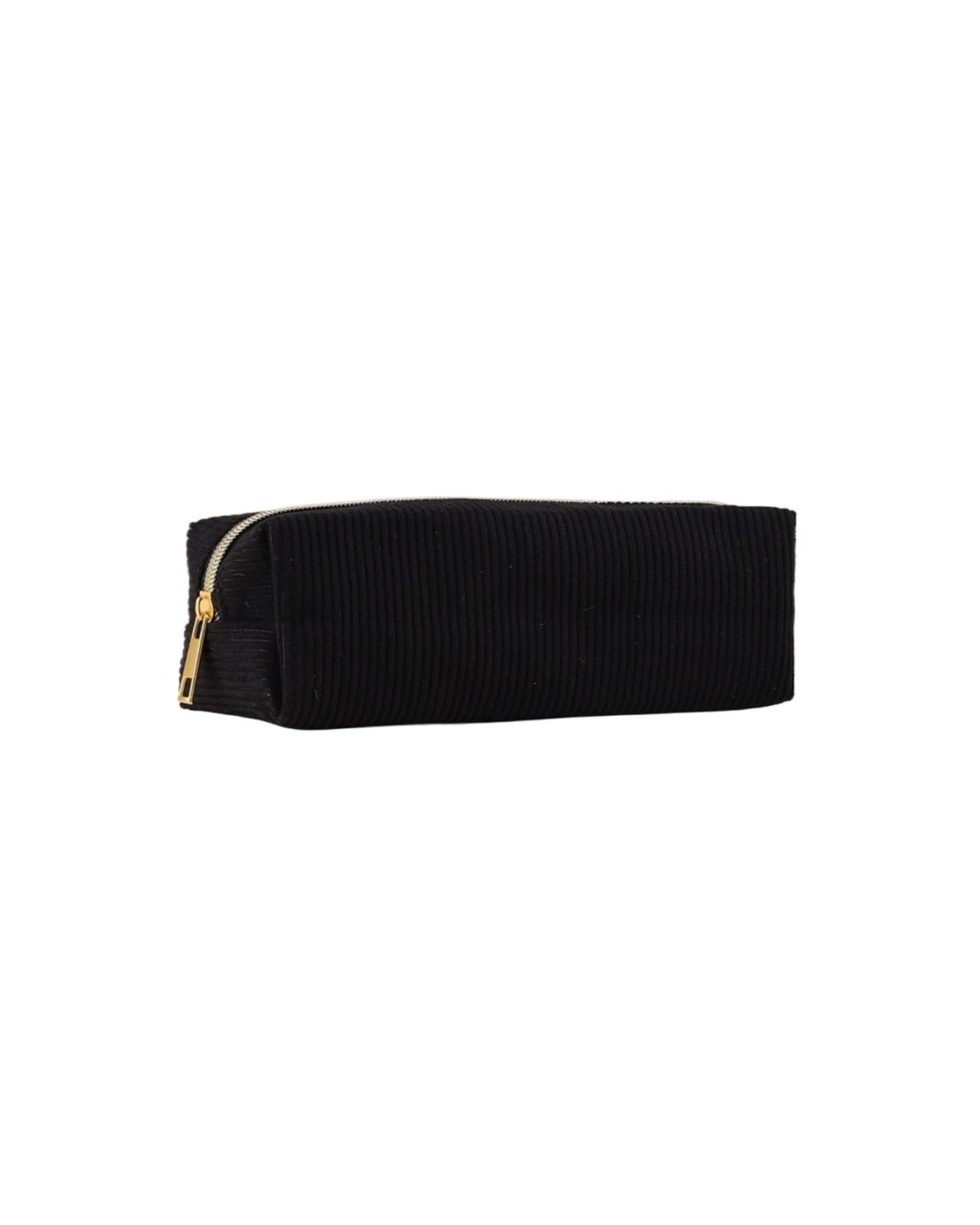 Astuccio in tinta unita for la scuola | Grande capacità, durevole, custodia for penna, organizer, regalo for il rientro a scuola(Black)