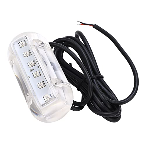 ANGGREK Underwater Light, Good Sealing DC12V 1.1W LED Lamp Simple Wiring for Marine Devices