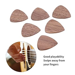 Médiators triangulaires en bois de couleur bois, prise en main confortable et durable pour l’apprentissage des… - Les Beatles, Paul McCartney, John Lennon, RIngo Starr, George Harrison Médiators triangulaires en bois de couleur bois, prise en main confortable et durable pour l'apprentissage des… – Image 4