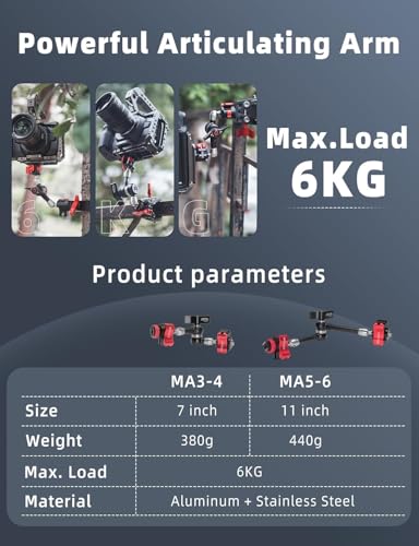 Image of IFOOTAGE 11 inch Spider Crab Magic Arm MA5-6 Quick Release Mount
