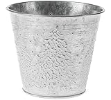 Material: metal. Color: gris y blanco