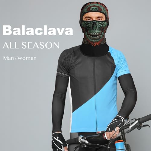 Image of Obacle Balaclava Face Mask Men Women for Sun Protection Motorcycle Fishing Raves