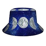 Bucket Hat Moon Phases Fashion Unisex Packable Travel Sun Caps Teens Women Men Novelty Outdoor Hats