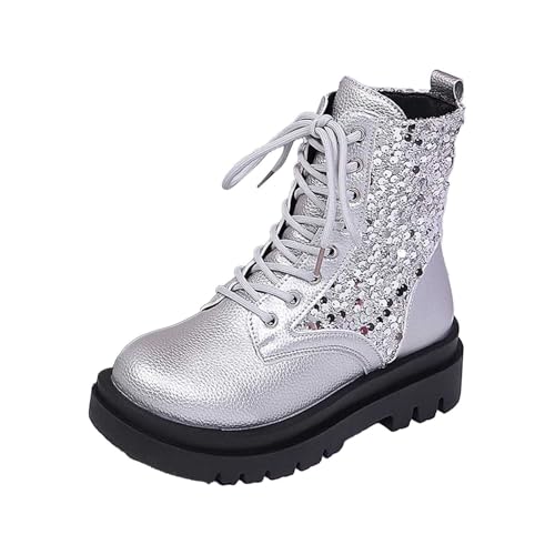 Bottines paillettes scintillantes et semelle crantée robuste chic