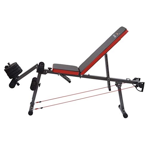 Vin Adjustable Weight Bench Full Body Workout Barbell Lifting Roman Chair Flat/Incline Fitness For Home Gym #TOP4