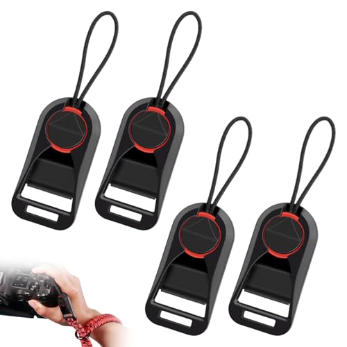 BinXiaoQin 4 Stück Kameragurt Schnellverschluss Für Peak Design Clip Camera Strap Schnellverschluss Für Peak Design Anchor Camera Strap Quick Release Adapter Kamera schnellverschluss