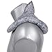 Giraffenland Cojín Cervical de Calor con Cuello. Used Look Gris Azulado. Almohada térmica con Semillas de Lino. Confortable Saco térmico de Semillas para la Nuca
