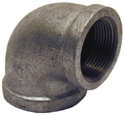 Pannext Fittings G-REL0503 0.5 x 0.38 in. Galvanized Reducing Elbow44; 90 Degree