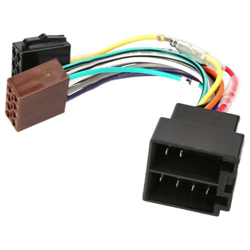 Audioproject A196 - Radio-Adapter Auto-Radio ISO Stecker ISO Buchse Universal Adapter kompatibel f&uuml;r VW Opel Mercedes Renault Klemme 15 + 30 steckbar Verl&auml;ngerung