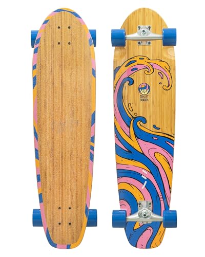 Odyssey Boards Nalu Hybrid Surfskate Cruiser | Cruising, Carving, Slides, Dancing, Skateboard Surf Trainer | for Adult & Kids