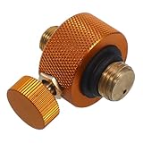 VICASKY Gaskartuschen Nachfülladapter Campingkocher Adapter Messing Gasflaschenadapter für Outdoor Flüssiggasflaschen aus Nahost Kompakt Leicht Schnelle Umrüstung