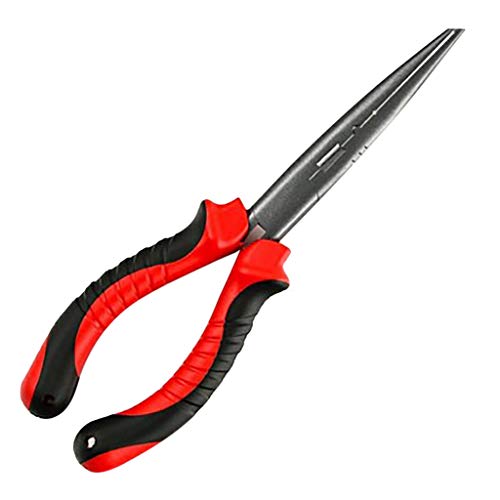 YunZyun Fishing Lures Clamp, Multifunction Anti-Rust Carbon Steel Wire Cutter Pliers Fishing Lures