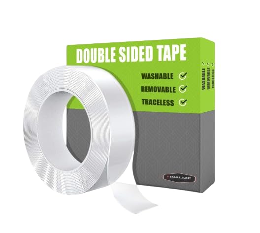3 Meter Multipurpose Double Sided Tape Heavy Duty - Adhesive Silicone Tape, Heat Resistant, Multi-Functional, Removable, Washable, Reusable Anti-Slip Gel Nano Grip Tape- (1)