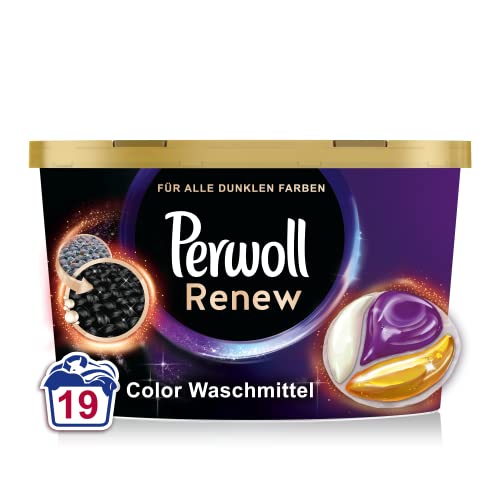 Perwoll Renew & Care Caps | Black & Fiber All-in-1...