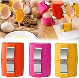 3 PCS Egg Shell Opener, 2025 Egg Cracker Tool for Raw Eggs, Portable Egg Shell Opener Tools,...