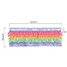 Rainbow Valance Curtains Girls Valance for Kids Bedroom Unicorn Window Valance for Kids Baby Nursery Room 52