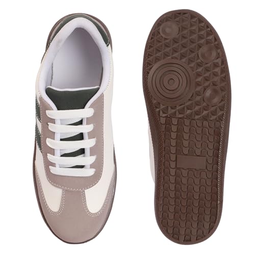 Image of PrasKing Women's Sneakers | Cushioned Non-Slip Grip Sole| Trendy & Stylish Modern Sneakers | Everyday Wear for Walking, College & Outings