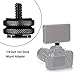 8 Pieces 1/4 Inch Cold Shoe Mount Adapter and Hot Shoe Flash Stand Adapter Kit for DSLR Camera Rig, Camera Flash Shoe Mounts for Tripod