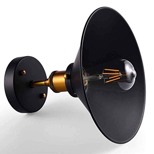 Lustre vintage suspendu noir métal luminaire cuisine et chambre