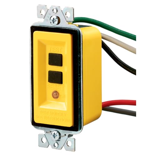 Yellow GFCI Module, 20A 120VAC
