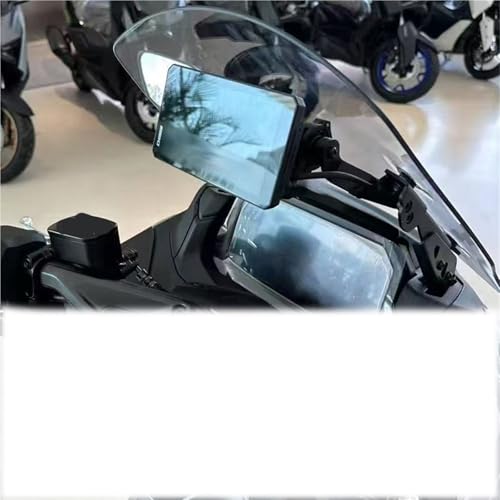 Fixation pour GPS et plaque d'extension support téléphone moto TMAX 560 - 3