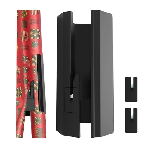 Wrapping Paper Cutter,with Replaceable 2 Blades Christmas Wrap Roll Cutters Tool Little Sliding Tube Gadget Accessories Rolled Cutting Ultra-Sharp Device,for Halloween Birthday Holiday Crafting Gift