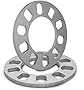 Wheel Accessories Parts Set of 2 Non hubcentric Universal Spacers 8mm 5 Lug Spacer Fit 5x108mm (5x4.25), 5x110mm, 5x112mm, 5x114.30mm (5x4.5), 5x115mm, 5x120.65mm (5x4.75), 5x120mm, 5x127mm (5x5.0)