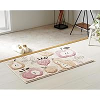 トルコ製ヴィンテージラグ49×113cmピンクベージュ玄関マットドアマット323 トルコ製ヴィンテージラグ49×113cmピンクベージュ玄関マット