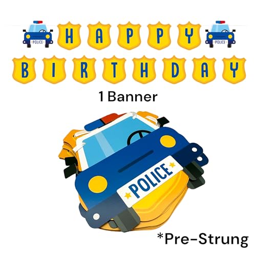 Oojami 37-653 3-Pack Police Themed Birthday Party Tablecovers thumb #2