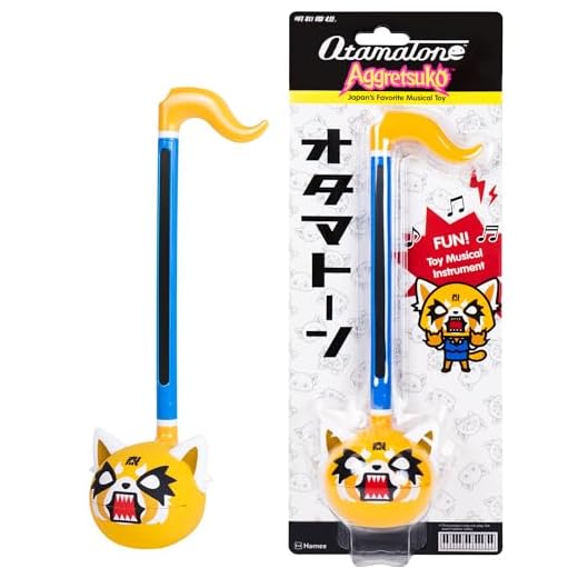 Otamatone Special Edition Sanrio (Aggretsuko - Rage) - Fun Electronic Musical Toy Synthesizer Instrument by Maywa Denki (Official Licensed) [Includes Song Sheet and English Instructions]