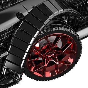 Mould King 10248 Supersportwagen Bausatz - Mit Echtem V8 Motor & 3192 Teilen Für Echte Baumeister