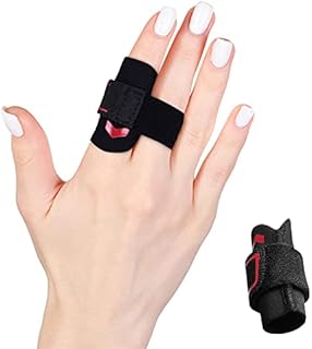 VHOPMORE Neoprene Finger Splint Wraps Adjustable Finger Brace Trigger Finger Buddy Splints Mallet Finger Guards for Arthritis Sport Finger Support Sleeves Protector for Basketball Volleyball Tennis