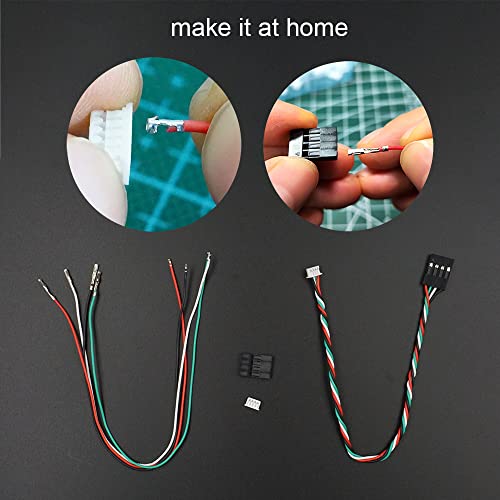 Kit de conectores PB1.25 a Dupont 2.54mm con cables 20cm miniatura 3