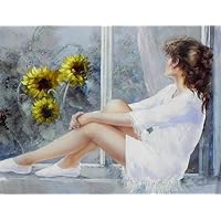 Amazon.co.jp: Meecaa Paint by Numbers 妖精 エルフ 花の翼