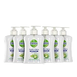 Dettol Handzeep – Verzachtend – Aloë Vera 6 x 250 ml  Grootverpakking