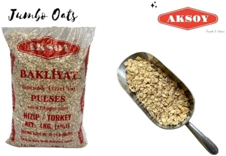 Premium Jumbo Rolled Oats 4KG - High Fiber & Protein, Vegan - Image 6