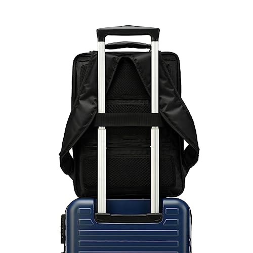 Image of THE ASSEMBLY Premium Polycarbonate 8 Spinner Wheel Cabin Trolley Bag & Laptop Backpack Combo for Travel Fits Up to 15.6 inch Laptop with TSA Lock,50L Trolley +12L Unisex Backpack|StarkPro Edge-Blue