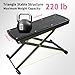 Pedicure Foot Rest, 6-Height Adjustable Non-Slip Foot Stand for Easy at Home Pedicures, Foldable Stool