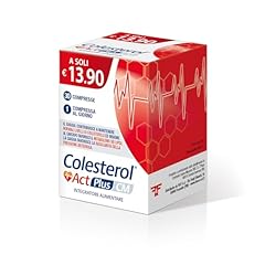 COLESTEROL ACT PLUS CM, Integratore Alimentare che aiuta a mantenere normali livelli di Colesterolo a base di Carciofo, Caigua e Guggul, SENZA MONACOLINE - Confezione da 30 Compresse